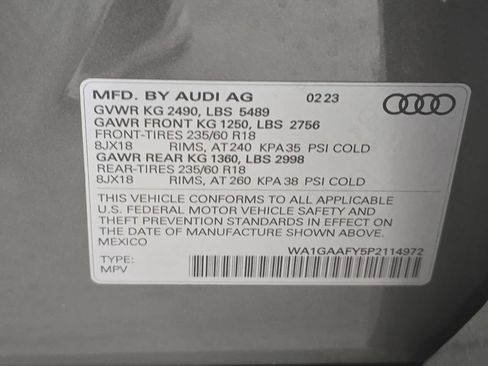 Used 2023 Audi Q5 2.0T Premium w/ Convenience Package AWD/4WD image 33
