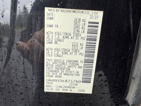 Used 2019 Nissan Frontier SV image 17