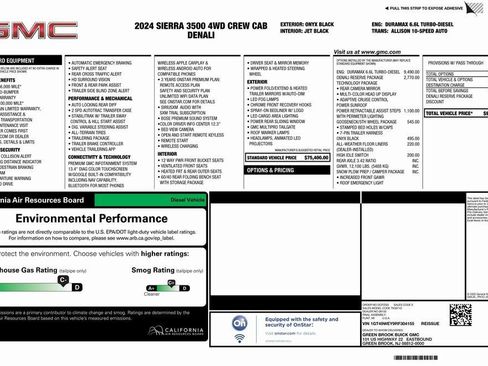 Certified 2024 GMC Sierra 3500 Denali w/ Denali Reserve Package AWD/4WD image 4