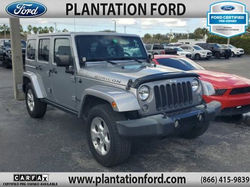 Used 2015 Jeep Wrangler Unlimited Rubicon w/ Connectivity Group image 1