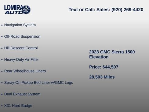 Used 2023 GMC Sierra 1500 Elevation AWD/4WD image 10
