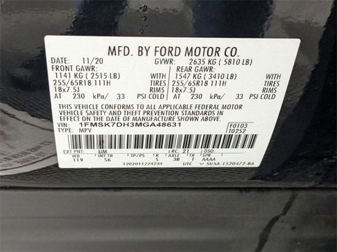 Used 2021 Ford Explorer XLT w/ Equipment Group 202A image 38