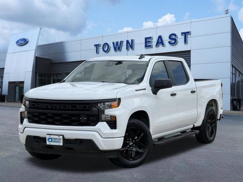 Used 2024 Chevrolet Silverado 1500 Custom w/ LPO, Dark Essentials Package RWD image 1
