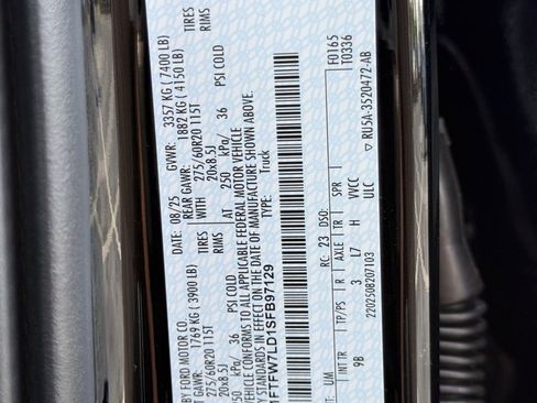 New 2025 Ford F150 Platinum image 35