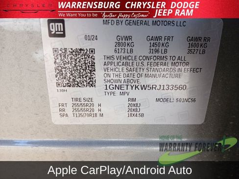 Used 2024 Chevrolet Traverse RS image 12