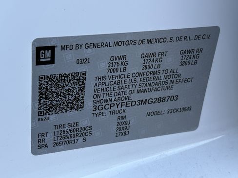 Used 2021 Chevrolet Silverado 1500 LT Trail Boss image 25