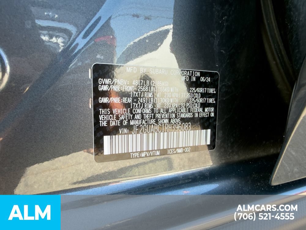 Used 2024 Subaru Crosstrek 2.0i AWD/4WD image 30