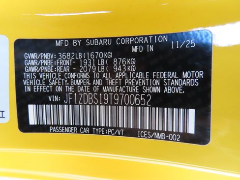 New 2026 Subaru BRZ Series.Yellow image 27