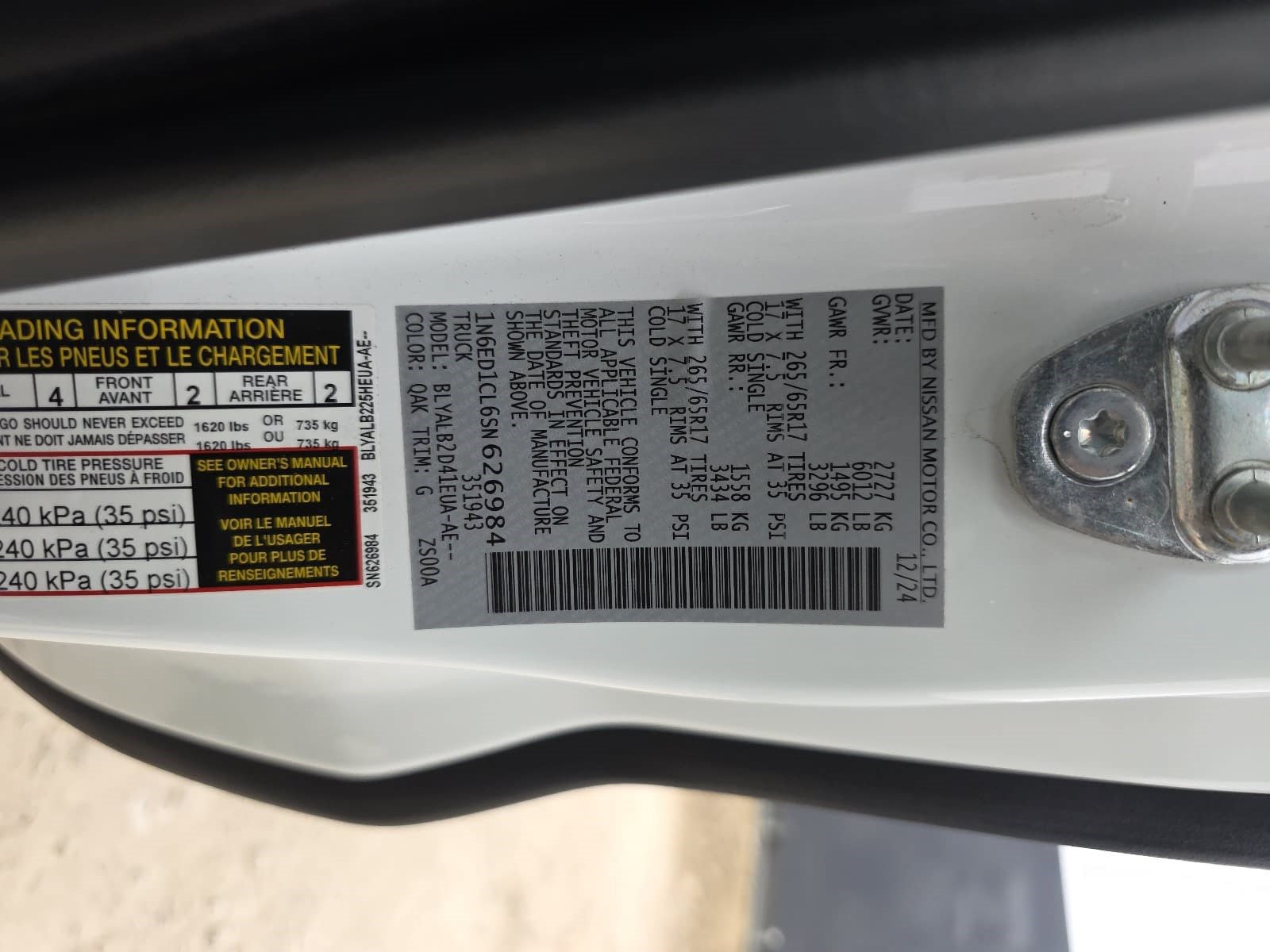 Used 2025 Nissan Frontier SV RWD image 30