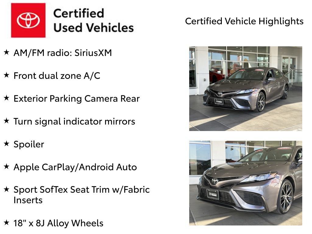 Certified 2024 Toyota Camry SE FWD image 7