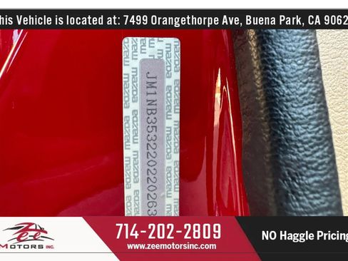 Used 2002 MAZDA MX-5 Miata SE RWD image 50