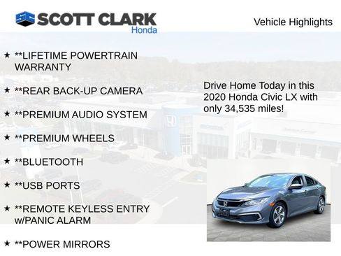 Used 2020 Honda Civic LX image 11