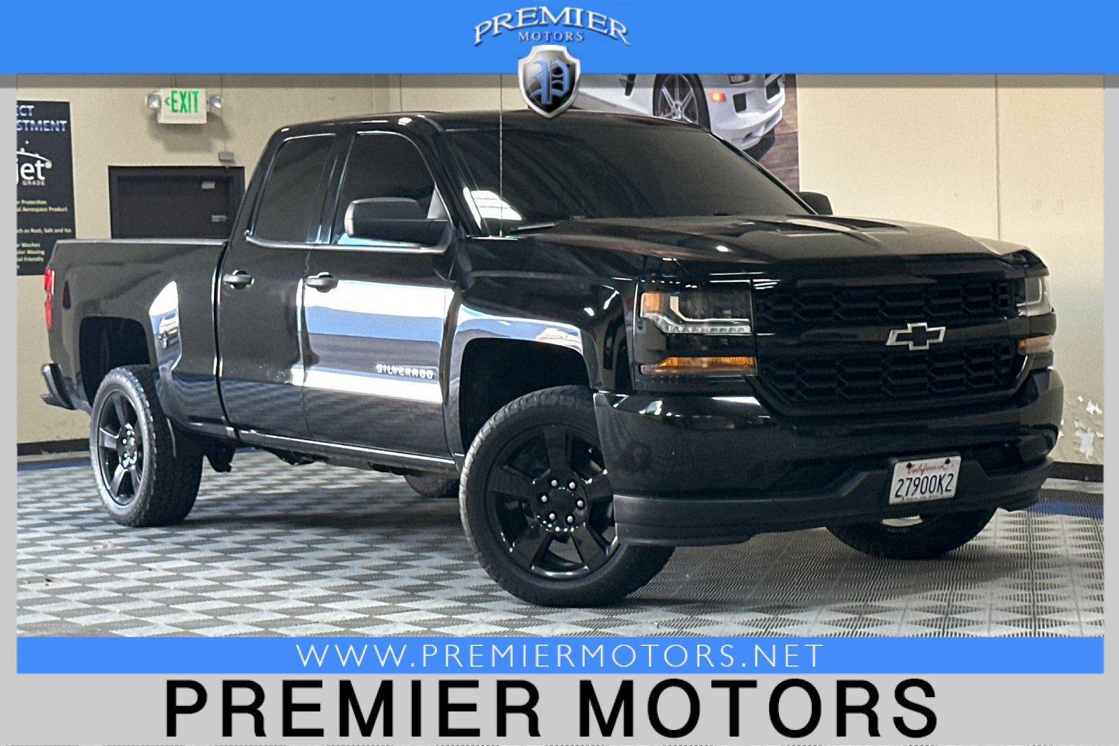 Used 2017 Chevrolet Silverado 1500 W/T w/ Black Out Edition RWD image 1