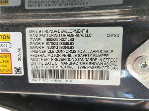 Certified 2023 Honda Accord EX image 23