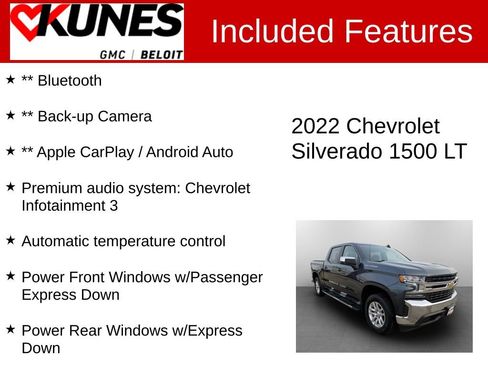 Used 2022 Chevrolet Silverado 1500 LT image 2