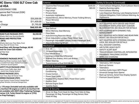 Used 2022 GMC Sierra 1500 SLT w/ SLT Premium Plus Package AWD/4WD image 5