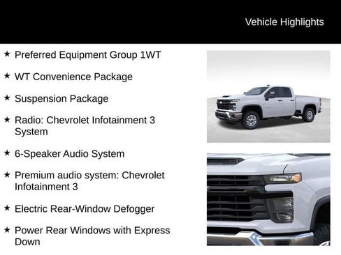 New 2026 Chevrolet Silverado 2500 W/T w/ WT Convenience Package AWD/4WD image 17