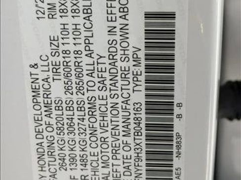 New 2026 Honda Passport RTL image 18