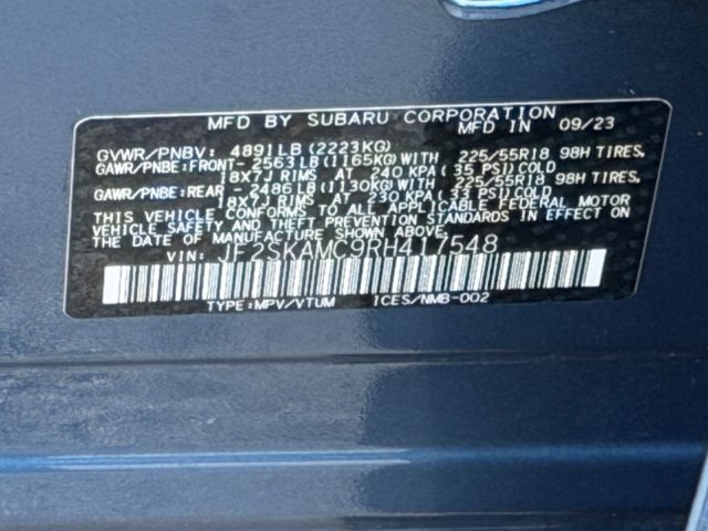 Certified 2024 Subaru Forester Touring AWD/4WD image 23