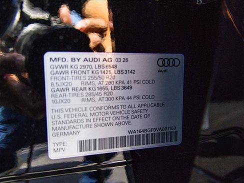 New 2027 Audi Q6 e-tron Prestige AWD/4WD image 27
