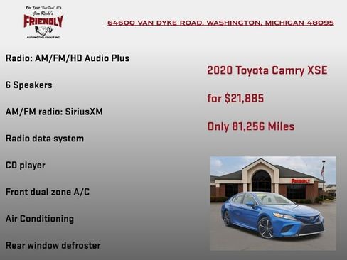Used 2020 Toyota Camry XSE image 5