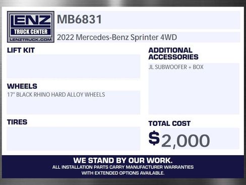 Used 2022 Mercedes-Benz Sprinter 2500 image 2