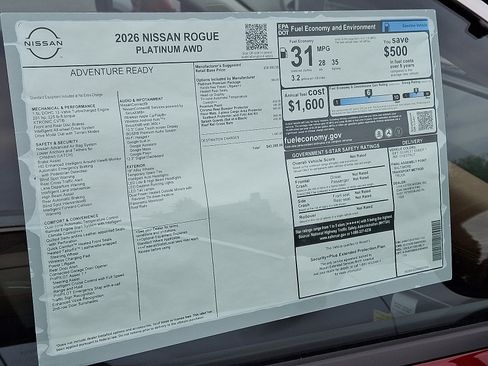 New 2026 Nissan Rogue Platinum w/ Platinum Premium Package image 7