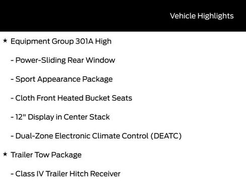 Used 2025 Ford Ranger XLT w/ Equipment Group 301A High AWD/4WD image 2