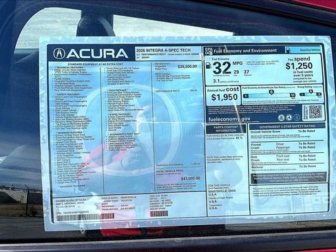 New 2026 Acura Integra A-Spec image 41