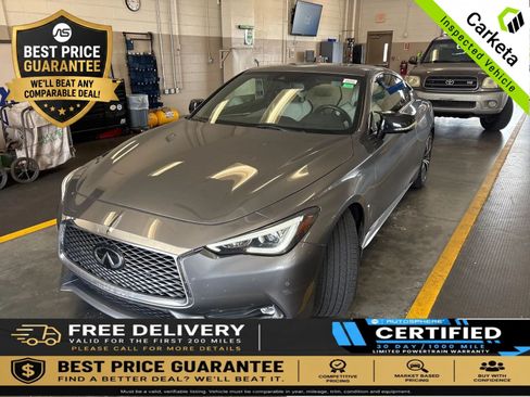 Used 2021 INFINITI Q60 3.0t Luxe w/ Cargo Package RWD image 1