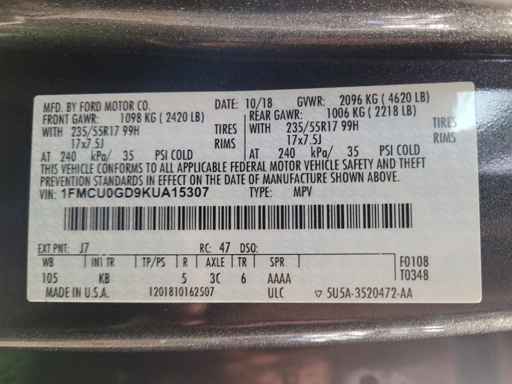 Used 2019 Ford Escape SE FWD image 33