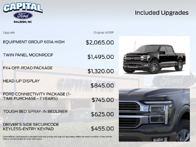 New 2026 Ford F150 King Ranch w/ Equipment Group 601A High AWD/4WD image 5