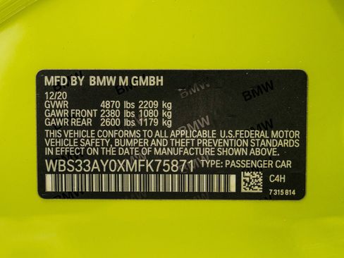 Used 2021 BMW M3 Competition w/ Executive Package image 19