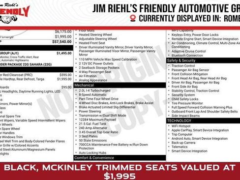 Used 2025 Jeep Wrangler Sahara w/ Safety Group image 1