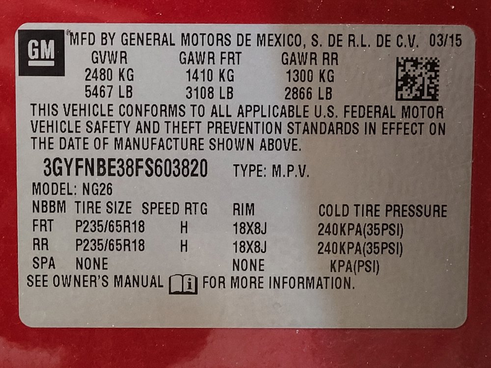 Used 2015 Cadillac SRX Luxury w/ Driver Awareness Package FWD image 33