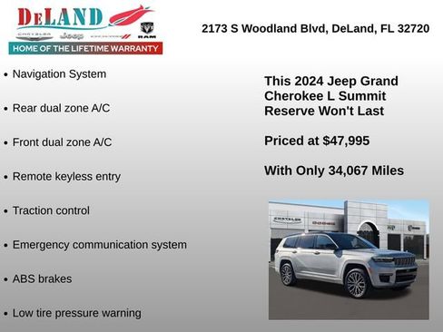 Used 2024 Jeep Grand Cherokee L Summit image 7