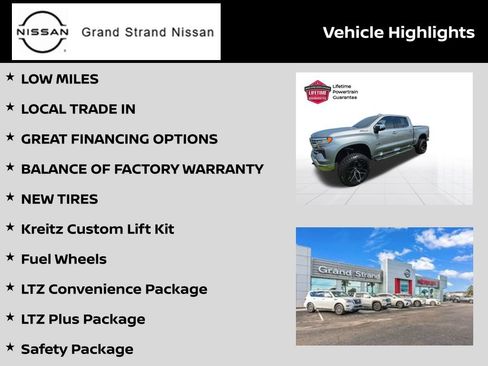 Used 2023 Chevrolet Silverado 1500 LTZ w/ Z71 Off-Road Package AWD/4WD image 8