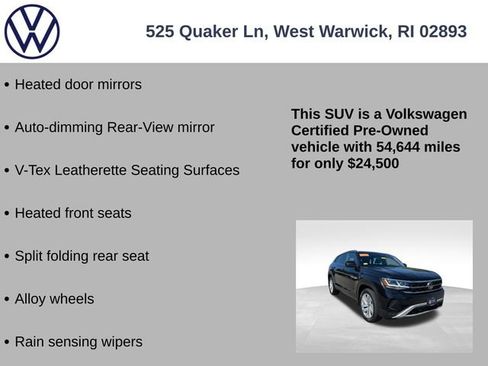 Certified 2020 Volkswagen Atlas Cross Sport SE w/ Panoramic Sunroof Package AWD/4WD image 19