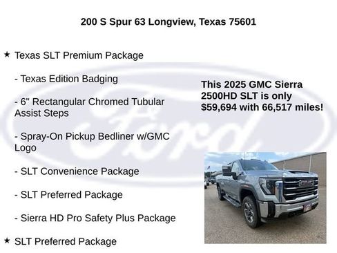 Used 2025 GMC Sierra 2500 SLT w/ Texas SLT Premium Package AWD/4WD image 25