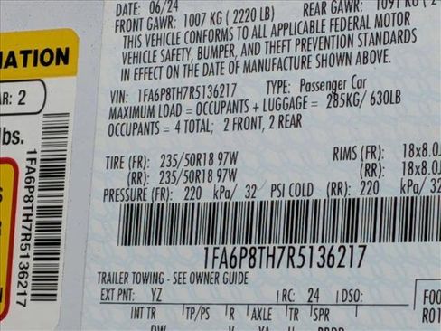 Used 2024 Ford Mustang Coupe RWD image 15