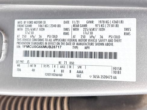 Used 2021 Ford Escape SE FWD image 31