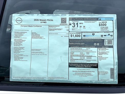 New 2026 Nissan Kicks S image 19