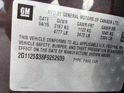 Used 2015 Chevrolet Impala LT w/ Convenience Package image 20