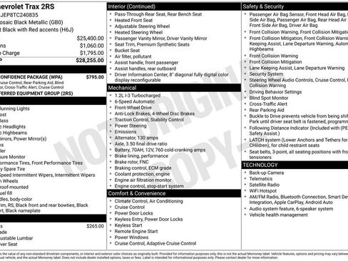New 2026 Chevrolet Trax RS w/ Driver Confidence Package FWD image 25