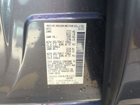 Used 2023 Nissan Frontier Pro-X w/ Technology Package image 29