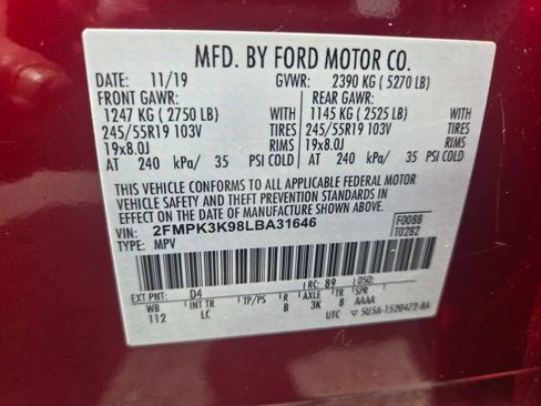 Used 2020 Ford Edge Titanium FWD image 12