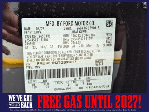 New 2026 Ford Explorer Platinum w/ LUX Leather Package AWD/4WD image 46