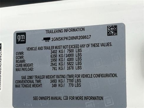 Used 2022 Chevrolet Tahoe Z71 w/ Luxury Package image 34