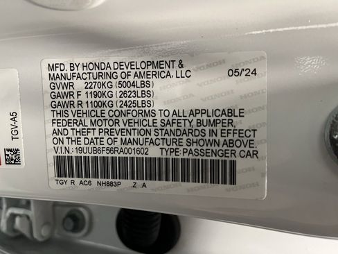 Certified 2024 Acura TLX SH-AWD w/ A-SPEC Pkg image 24