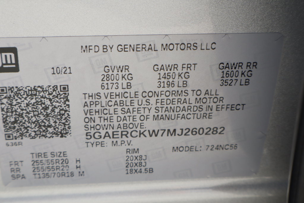 Certified 2021 Buick Enclave Premium w/ Sun and Sites Package FWD image 38